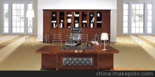 上海廠家直銷 實木老板大班臺系列 H31323 新古典款式圖片