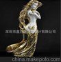舞女摆件 礼服舞女树脂人物摆件 树脂工艺摆饰 时尚摆件