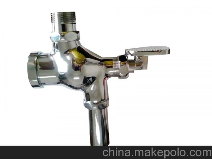 供應武玉潔具WY-D016廠(chǎng)家直銷(xiāo) 全銅腳踏沖洗閥圖片