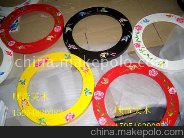 廠家在家具工藝品上手工繪畫圖片