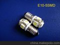 高品质5050三芯片E10 12V led灯泡 E10 led节能灯珠