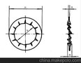 内锯齿锁紧垫圈GB861.2  DIN6798