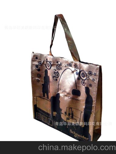 青島箱包印花廠無(wú)紡布環(huán)保袋熱升華轉(zhuǎn)移數(shù)碼印花加工 熱轉(zhuǎn)印印花圖片