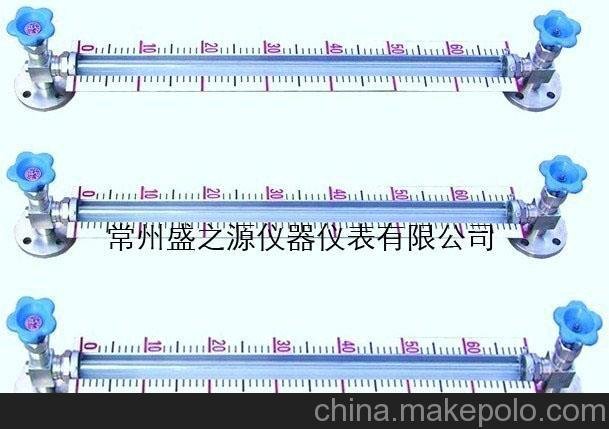 不銹鋼玻璃管液位計 法蘭考克玻璃管液位計 不銹鋼管式液位計圖片
