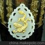 斯琅卡 金镶玉祥龙通花吊坠/生肖吉祥物玉器吊坠/关公庇护吉祥物