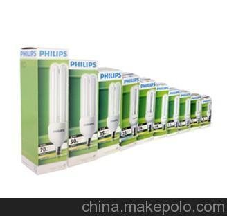 飛利浦節(jié)能燈 U型節(jié)能燈  白黃光E27 3W80W節(jié)能燈圖片