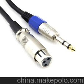 ƽ˷绰Ͳߵ̨XLRתо 6.35תٯͷ 0.5-30