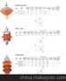 复合绝缘氧化锌避雷器YH5CS-7.6/27