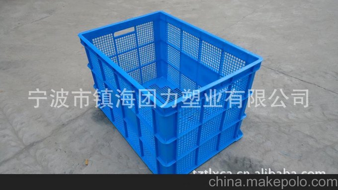 供應755筐 浙江塑料筐 北京塑料筐 北海塑料筐 通用塑料膠筐圖片
