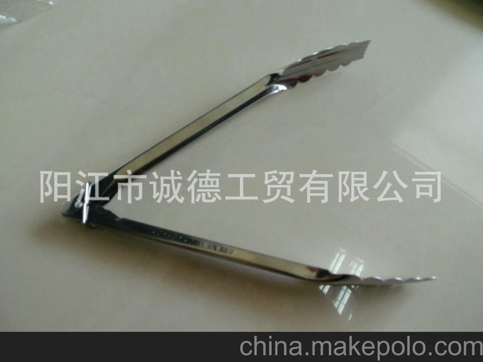 不銹鋼食品夾 冰夾 燒烤夾 面包夾圖片