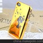新款苹果4代 iphone4/4s手机套来电闪 守望女孩iphone手机壳批发