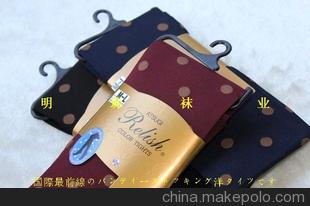外贸原单！tutuanna天鹅绒高弹提花大圆点连裤袜 打底裤袜