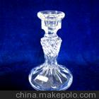 mxmade 欧式可悬挂水晶玻璃烛台浪漫家居玻璃蜡烛台