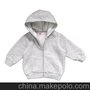 Fox原单糖果色纯棉棉绒棉圈春秋拉链帽衫卫衣外套居家服