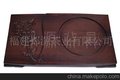 送礼佳品/郑源茶具/ 黑紫檀秋韵茶盘/手工制作