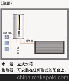 济南分体阳台壁挂式太阳能