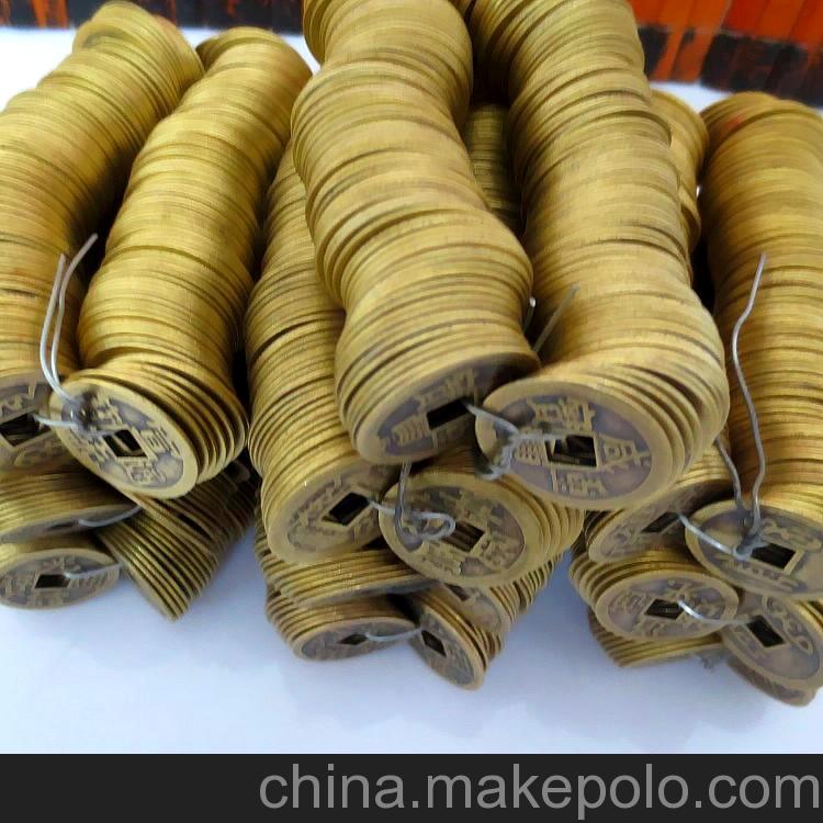 金属工艺品配件铜钱批发/五帝十帝仿古铜钱/2.5cm仿古通宝铜钱